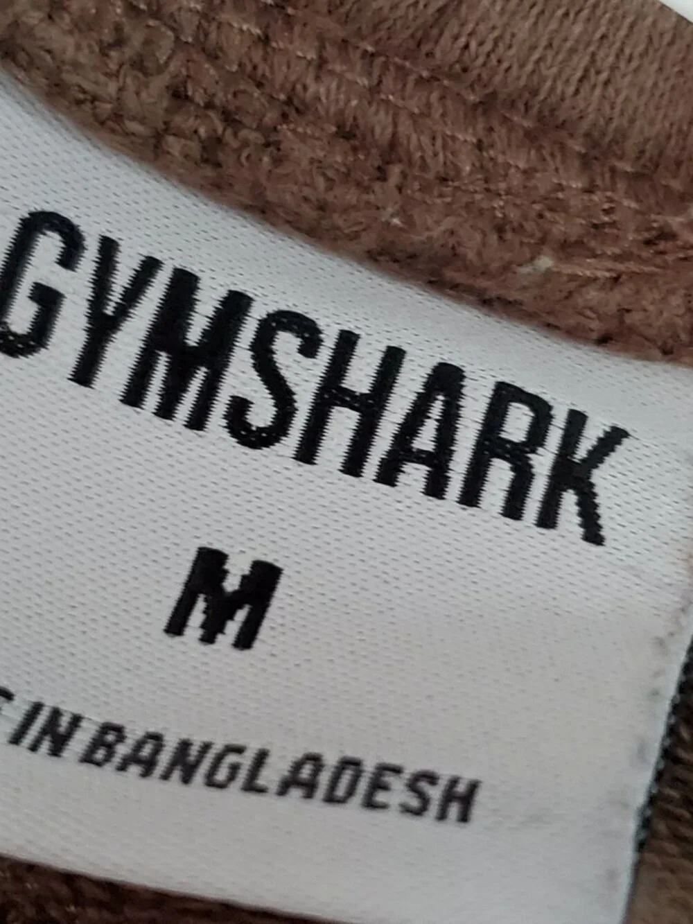 Gymshark Men Activewear Pants M Brown Rest Day Essentials Jogger Cargo Pockets